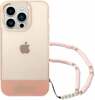 Telefoniümbris Guess GUHCP14LHGCOHP Translucent Pearl Strap, Apple iPhone 14 Pro, roosa