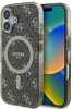 Telefoniümbris Guess IML 4G Background MagSafe GUHMP16MH4DTEW, Apple iPhone 16 Plus, pruun