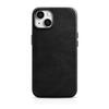Telefoniümbris iCarer Oil Wax Premium Leather WMI14220703-BK, Apple iPhone 14 Plus, must