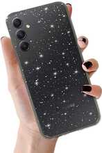 Telefoniümbris Crystal Glitter TOPT, Samsung Galaxy A34 5G, hõbe
