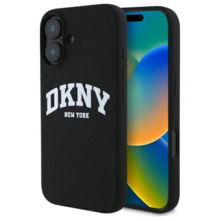 Telefoniümbris DKNY DKHMP16SSNYACH, Apple iPhone 16 6.1, must