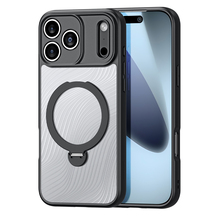 Dux Ducis Aimo Mag Stand ümbris, Apple iPhone 17 Pro Max, must