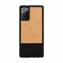 Man&Wood ümbris, Samsung Galaxy Note 20, herringbone nero black