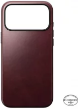 Nomad Modern Leather Case, iPhone 17 Pro Max, burgundy (Horween)