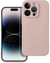 Silikoonümbrus Magnetiline OEM Silicone Mag Cover, Apple iPhone 14 Pro, roosa
