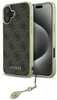 Telefoniümbris Guess GUHCP16SGF4GBR 4G Charms Collection, Apple iPhone 16, pruun