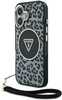 Telefoniümbris Guess HC IML Leopard Triangle Cord Strap, Apple iPhone 16, must