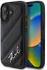Telefoniümbris Karl Lagerfeld Quilted Signature KLHCP16SPQDSMGK, Apple iPhone 16, must
