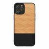 Telefoniümbris Man&Wood, Apple iPhone 12 Pro Max, herringbone nero, must