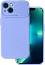 Telefoniümbris Camshield Soft TOPT, Apple iPhone 14, helelilla