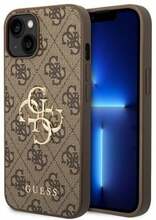 Telefoniümbris Guess GUHCP15S4GMGBR 4G Big Metal Logo, Apple iPhone 15, pruun