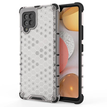 Telefoniümbris Honeycomb Case armor cover TPU raamiga, Samsung Galaxy A42 5G, läbipaistev