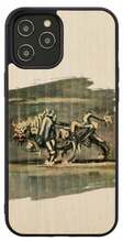 Telefoniümbris Man&Wood, Apple iPhone 12 Pro Max, White Bull
