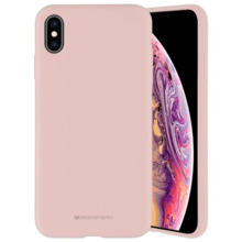 Telefoniümbris Mercury Silicone Case, Apple iPhone 15 Pro Max, roosakas-beež