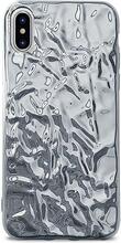 Puro Glam Metal Flex telefoniümbris, Apple iPhone X/XS, hõbe
