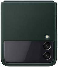 Samsung EF-VF711LGEGWW nahast kate, Galaxy Z Flip3, roheline