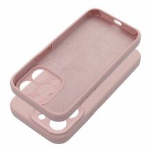 Silikoonümbris Forcell Silicone 2mm, Apple iPhone 15 Pro, liivroosa