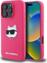 Telefoniümbris Karl Lagerfeld Silicone Choupette, Apple iPhone 16 Pro, fuksia