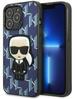 Telefoniümbris Karl Lagerfeld KLHCP13XPMNIKBL Monogram Ikonik Patch, Apple iPhone 13 Pro Max, sinine