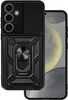 Telefoniümbris Slide Camera Armor, Samsung Galaxy S24 Plus, must, Topt