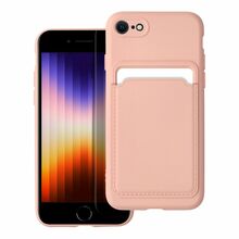 Card Case kaarditaskuga ümbris, Apple iPhone SE (2022), roosa