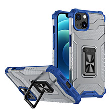 Telefoniümbris Crystal Ring Kickstand Tough Rugged, Apple iPhone 12 mini, sinine