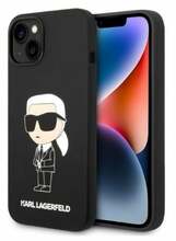 Telefoniümbris Karl Lagerfeld Ikonik KLHMP14MSNIKBCK, Apple iPhone 14 Plus, must