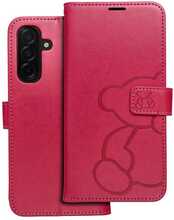 Telefoniümbris MEZZO Book, Samsung Galaxy A26 5G, teddy bear magenta