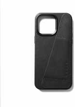 Telefoniümbris Mujjo Wallet Leather Case, Apple iPhone 15 Pro Max, must