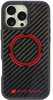 Telefoniümbris Audi Carbon Fiber Sport Red Circle MagSafe AUS-TPUPCMIP16PM-RSQ/D5-BK, Apple iPhone 16 Pro Max, must