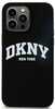 Telefoniümbris DKNY Silicone White Printed Logo MagSafe DKHMP16LSNYACH, Apple iPhone 16 Pro, must