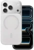 Glossy MagSafe ümbris TEL PROTECT, Apple iPhone 16 Pro Max, valge