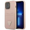 Telefoniümbris Guess GUHCP13LPSATPP Saffiano Double Card, Apple iPhone 13 Pro, roosa