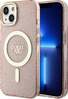 Telefoniümbris Guess GUHMP14MHCMCGP Glitter Gold MagSafe, Apple iPhone 14 Plus, roosa