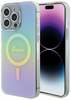 Telefoniümbris Guess GUHMP15LHITSQ IML Iridescent MagSafe, Apple iPhone 15 Pro, türkiis
