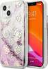 Telefoniümbris Guess Peony Liquid Glitter GUHCP13SLGPEPI, Apple iPhone 13 mini, roosa