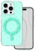 TFO Bubble Dots Mag ümbris, Apple iPhone 15 Pro, MagSafe, roheline