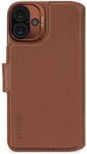 Telefoniümbris Decoded Leather Detachable Wallet, Apple iPhone 16 Plus, pruun