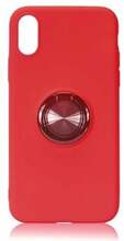 Telefoniümbris Fusion Accessories Ring Silicone Case FSN-BC-R-IPH-12PM-RE, Apple iPhone 12 Pro Max, punane