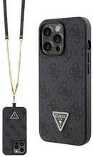 Telefoniümbris Guess Crossbody 4G Metal Logo GUHCP13LP4TDSCPK, Apple iPhone 13 Pro/13, must