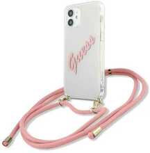 Telefoniümbris Guess GUHCP12SCRTVSPI Script Vintage, Apple iPhone 12 mini, roosa
