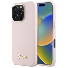 Telefoniümbris Guess GUHCP16LSMBSLP, Apple iPhone 16 Pro, roosa