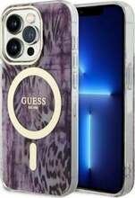 Telefoniümbris Guess Leopard MagSafe GUHMP14XHLEOPWP, Apple iPhone 14 Pro Max, roosa