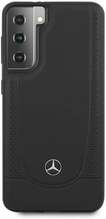 Telefoniümbris Mercedes MEHCS21MARMBK Leather Urban Cover, Samsung Galaxy S21 Plus, must