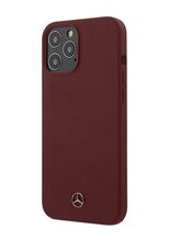 Telefoniümbris Mercedes Silicone Line MEHCP12MSILRE, Apple iPhone 12/12 Pro, punane