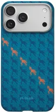 PITAKA Happiness Rides Edge Case MagSafe, Apple iPhone 17 Pro Max, indigo