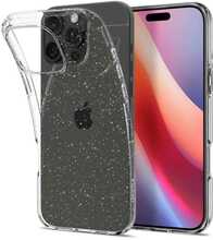 Telefoniümbris Spigen Liquid Crystal, Apple iPhone 16 Pro Max, läbipaistev sädelustega