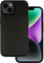 Telefoniümbris Tel Protect Carbon Elite, Apple iPhone 14, must, Vennus