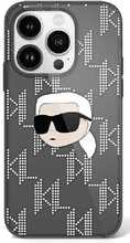 Telefoniümbris Karl Lagerfeld IML Karl Head Electroplated, Apple iPhone 16 Pro Max, must