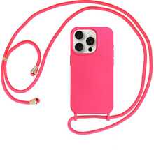 TOPT Strap silikoonümbris, Apple iPhone 15 Plus, design 1, roosa